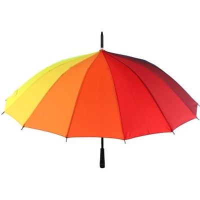 Teddies Чадър автоматичен дъгови 78см метал/плат