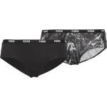 PUMA Women printed hipster 2p pack черно, тъмносиво, бяло l (93898001)