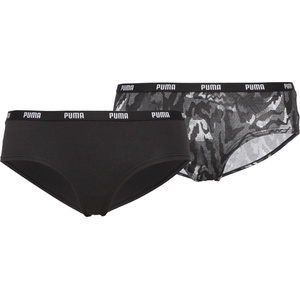 PUMA Women printed hipster 2p pack l