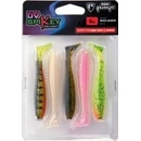 Fox Rage UV Spikey Shad Mixed Colour Pack 9cm 5ks