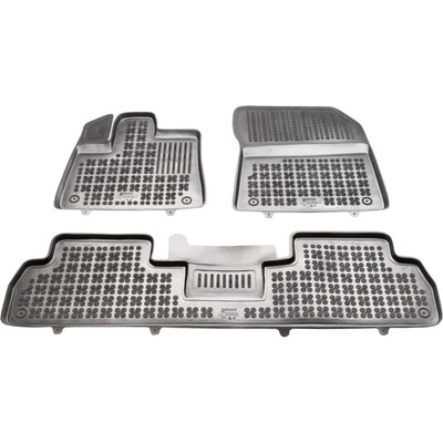 Rezaw-Plast Гумени стелки за CITROEN Berlingo III (2018+) / FIAT Doblo III (2022+) / OPEL Combo E (2018+) / PEUGEOT Rifter / Partner III (2018+) / TOYOTA Proace CITY VERSO (2019+) - 2 предни и 1 задна - тип леген (200526)