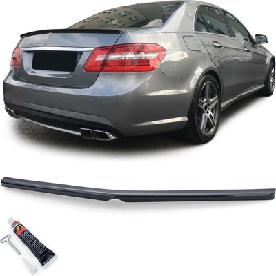 Spoiler Mercedes Benz E W212 sedan 2009-2016 zadní černý lesklý