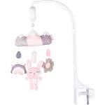 Chipolino Музикална въртележка за кошара Chipolino - Спящото зайче, розова (MILSL02606SR)