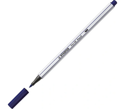 Stabilo Pen 68 Brush pruská modrá