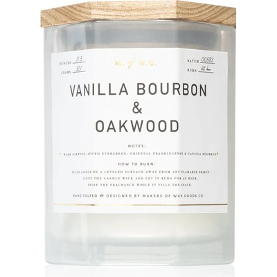 MAKERS OF WAX GOODS Vanilla Bourbon & Oakwood ароматна свещ 321 гр