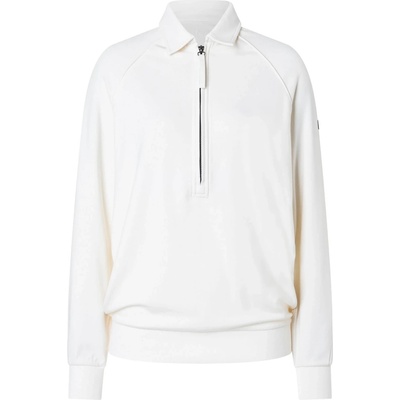 super. natural Дамски вълнен пуловер super. natural Women's 1/4 Zip Sweater Jumper - Fresh White (105-7093-0212)