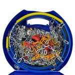 Carmart Метални вериги за сняг 12mm. кръстосана плетка - размер 90 за 14", 15", 16", 17", 18" - 2бр
