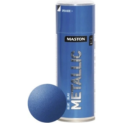 Maston Metallic azúrovo modrá 400 ml