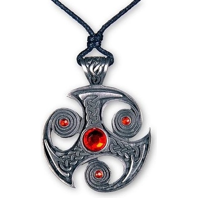 imago Amulet triskel s kamienkami FC30016X červená