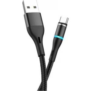 Tranyoo Кабел Tranyoo S9-C магнитен USB Type-C, 5.0A, 1m - Графит - 6970791122813 (6970791122813)