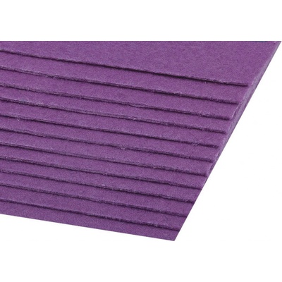 Plsť-filc dekorační 20x30cm balení 2ks fialová