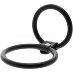 Excellent Power Двоен пенис пристегач - пенис ринг "ornament black