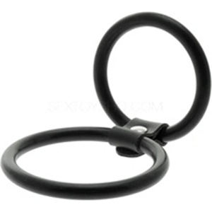 Excellent Power Двоен пенис пристегач - пенис ринг "ornament black
