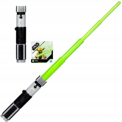 Hasbro STAR WARS Svetelný meč Yoda - zelený G1179