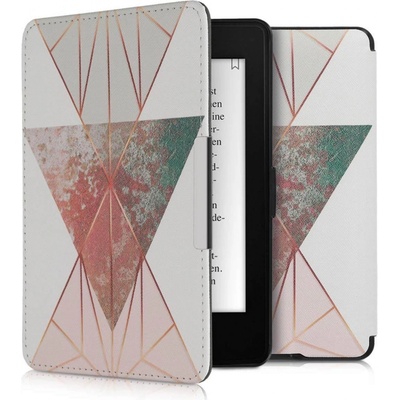 KW Mobile Triangular Shapes KW2313540 pre Amazon Kindle Paperwhite 1/2/3 biele ružové