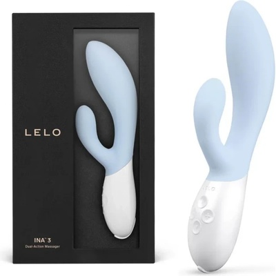 G-точка и клиторен вибратор, чувствена хармония, 20см. - Ina 3 Seafoam (LELO008311)
