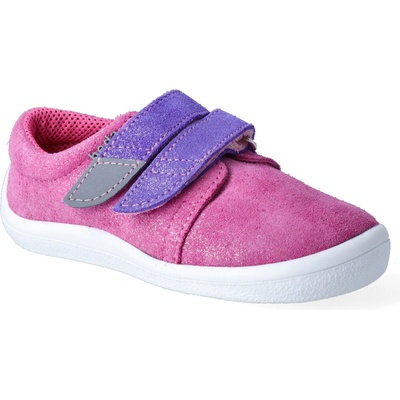 Beda barefoot detské tenisky Janette violet ružové