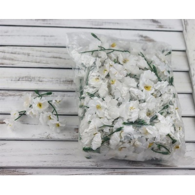 Gypsophila hlavička 8 cm bílá - 3,5-4 x 1,5 x 7,5-8 cm