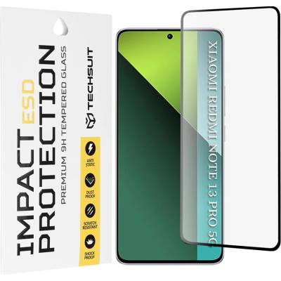 Techsuit Протектор за Xiaomi Redmi Note 13 Pro 5G / Poco X6 - ESD Glass - черен