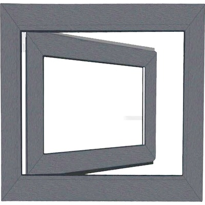 Bravo Plastové okno UNI OS1 50X50 P, bílé – Sleviste.cz