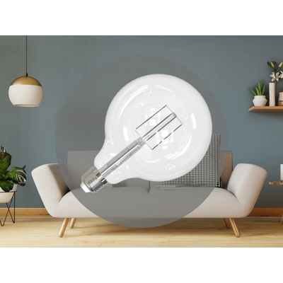 Nedes LED žiarovka FILAMENT G125 E27/13W/230V 4000K ND3763