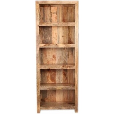 AV interiery Knihovna z masivu manga 90x35x180 HINA KNT