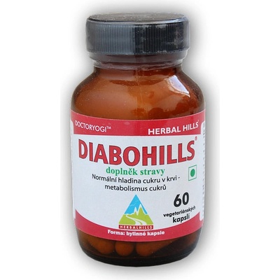 Herbal Hills Diabohills Bylinné kapsule 60 kapsúl