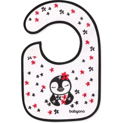 BabyOno Лигавник Фроте, малък, водоустойчив 3м+ пингвин