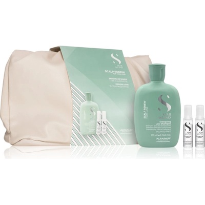 ALFAPARF Milano Semi Di Lino Scalp Renew Kit подаръчен комплект за тънка и изтощена коса