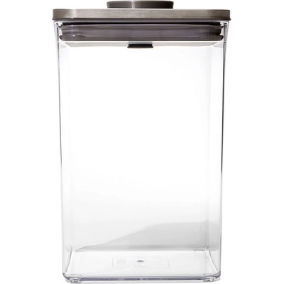 Oxo Кухненски съд за съхранение pop steel 4, 2 л, квадратен, пластмаса, oxo (oxo3118200)