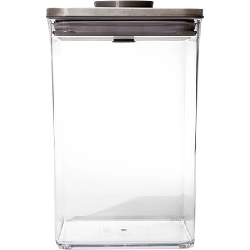 Oxo Кухненски съд за съхранение pop steel 4, 2 л, квадратен, пластмаса, oxo (oxo3118200)