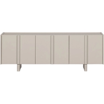 WOOOD Светлосива маса за телевизор от масивен бор 152x53x46 cm Basu - WOOOD (374108-D)