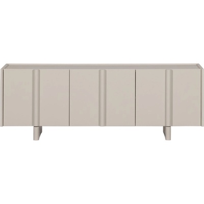 WOOOD Светлосива маса за телевизор от масивен бор 152x53x46 cm Basu - WOOOD (374108-D)