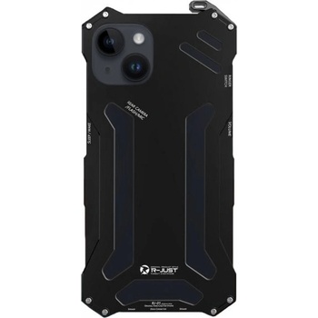 Pouzdro R-Just super odolné kovové "Armor" iPhone 14 Pro - černé