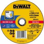 DEWALT диск за рязане на неръждаема стомана 150 x 22, 2 x 1, 6 мм DT43907 (DT43907)