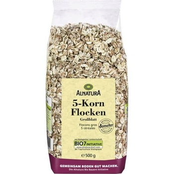 Alnatura Био люспи от 5 зърнени култури - 500 г