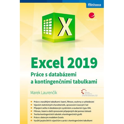 Excel 2019 - Práce s databázemi a kontingenčními tabulkami - Marek Laurenčík