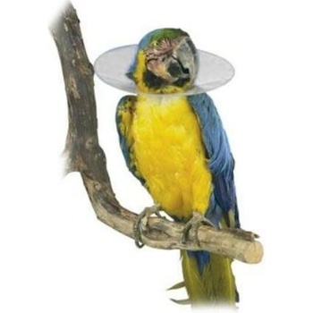 Bird Collar Límec ochranný plastový pro ptáky 14cm