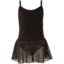Trikot Papillon spaghetti strap leotard černá
