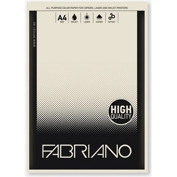 Image 1 of Fabriano Копирен картон Fabriano, A4, 160 g/m2, слонова кост, 50 листа