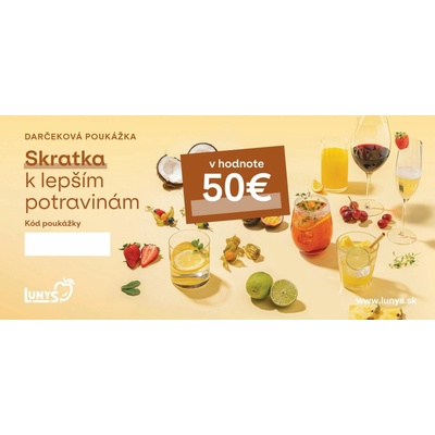 Darčekový poukaz 50 EUR eshop