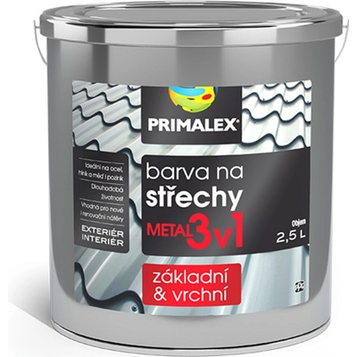 Primalex Metal 3v1 2,5L grafitová