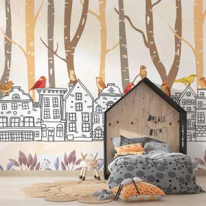 Art Gift Decor Детски фототапет - Град в гората