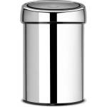 Brabantia Кош за отпадъци с докосване TOUCH BIN 3л, лъскава стомана, Brabantia (BRAB363962)