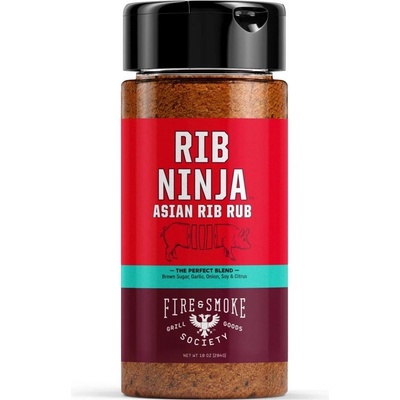 Fire & Smoke BBQ Grilovací koření Rib Ninja 210 g