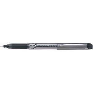 Pilot Химикалка, 0, 3 мм, игла, капачка, PILOT "Hi-Tecpoint V5 Grip", черна BXGPN-V5-B (BXGPN-V5-B)