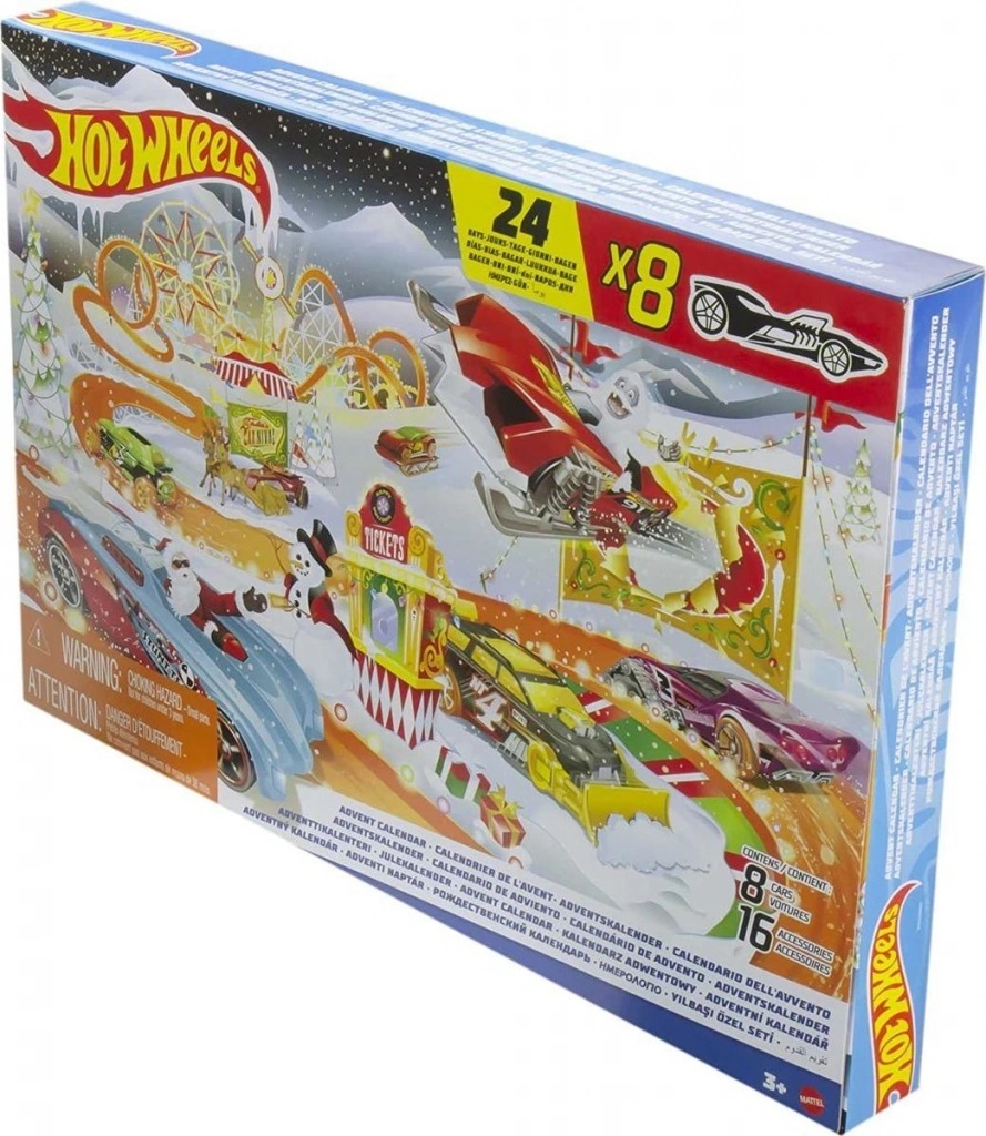 Mattel Adventní kalendář Hot Wheels 2022