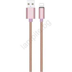 WINNER GROUP-WG - USB кабел Lightning / USB-A 1m розов (WN0030)