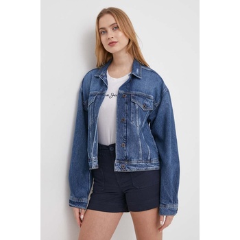 Pepe Jeans Дънково яке Pepe Jeans RELAXED JACKET в синьо преходен модел с уголемена кройка (PL402392HU8)