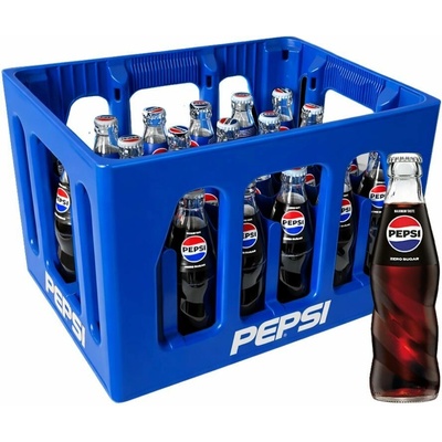 Pepsi zero sugar sklo 24 x 250 ml